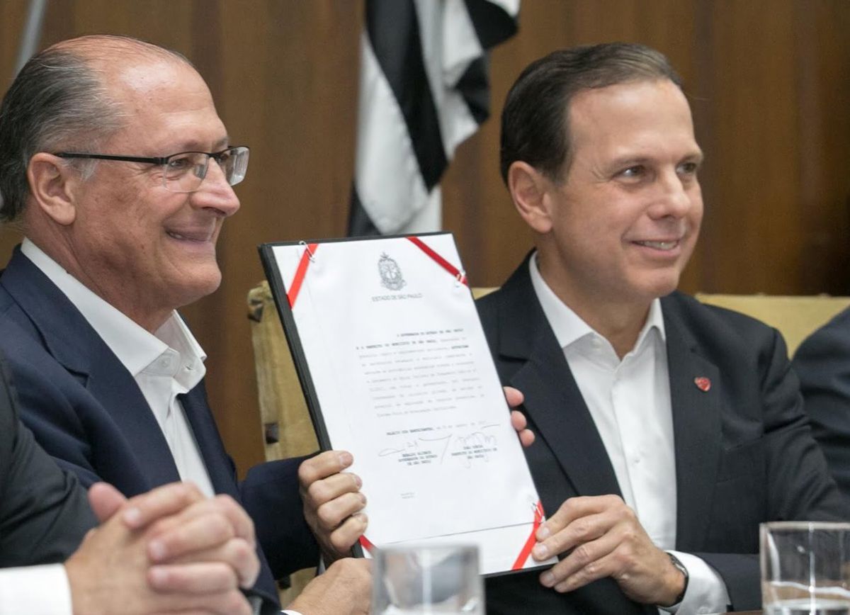 Alckmin e Doria