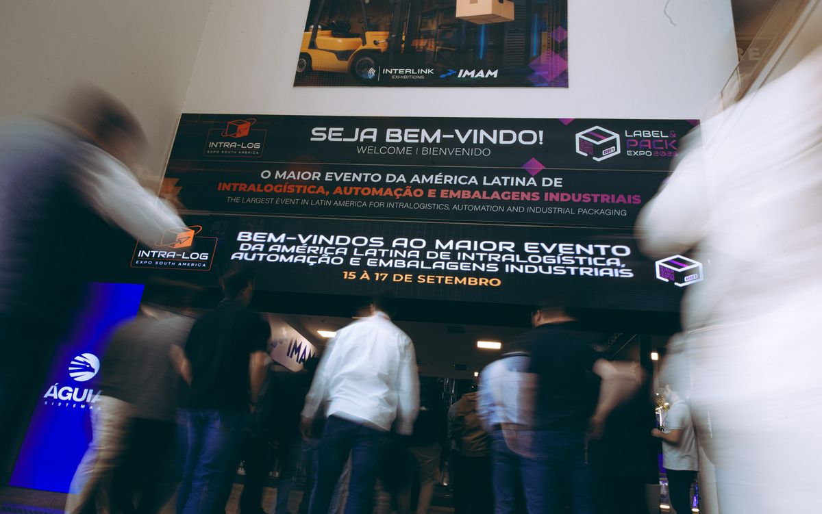 Abertura feira INTRA-LOG Expo: sucesso de público