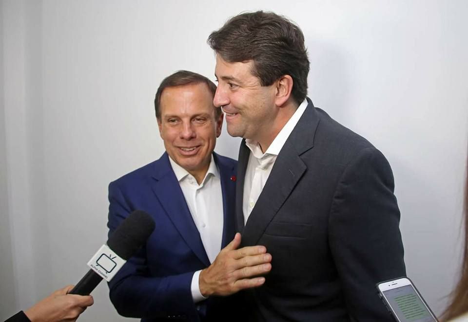 Elvis Cezar e João Doria