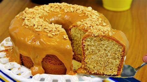 receita bolo amendoim