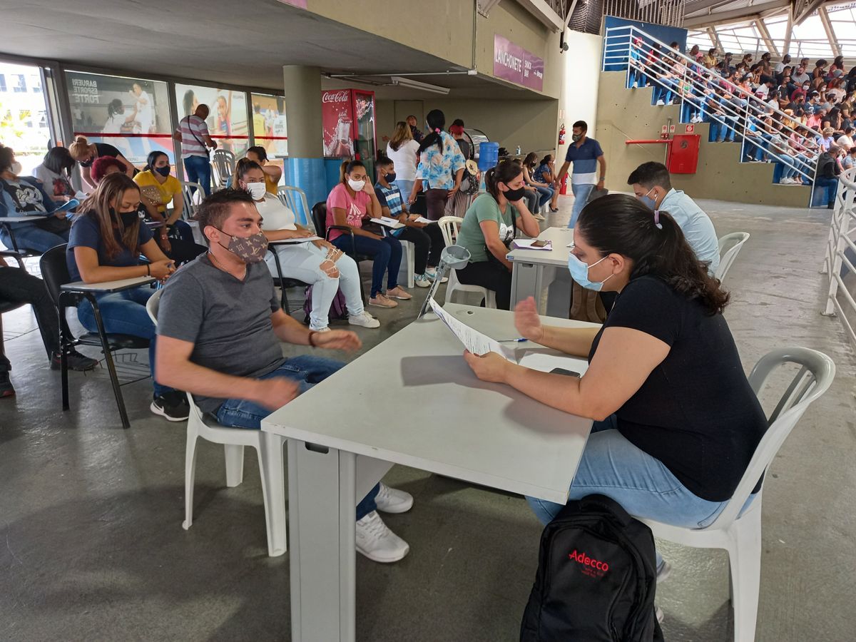 Seletiva no Ginásio