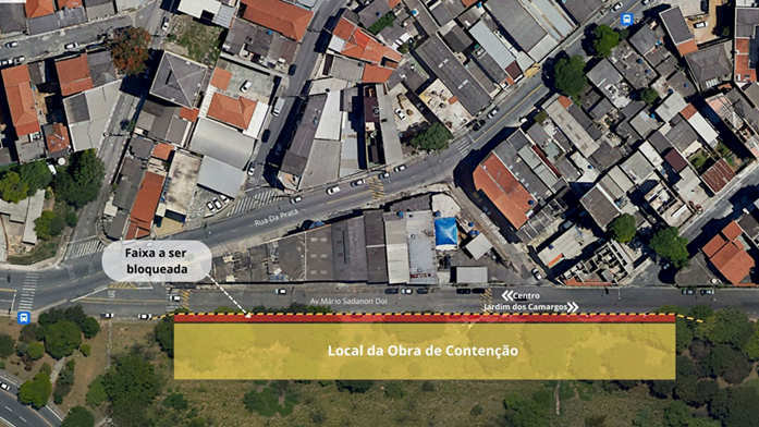 interdição avenida barueri obras