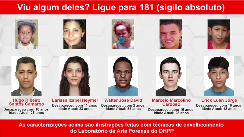 campanha crianças desaparecidas