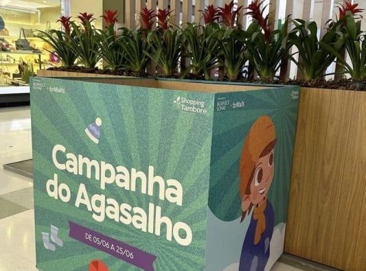 campanha agasalho shopping tamboré