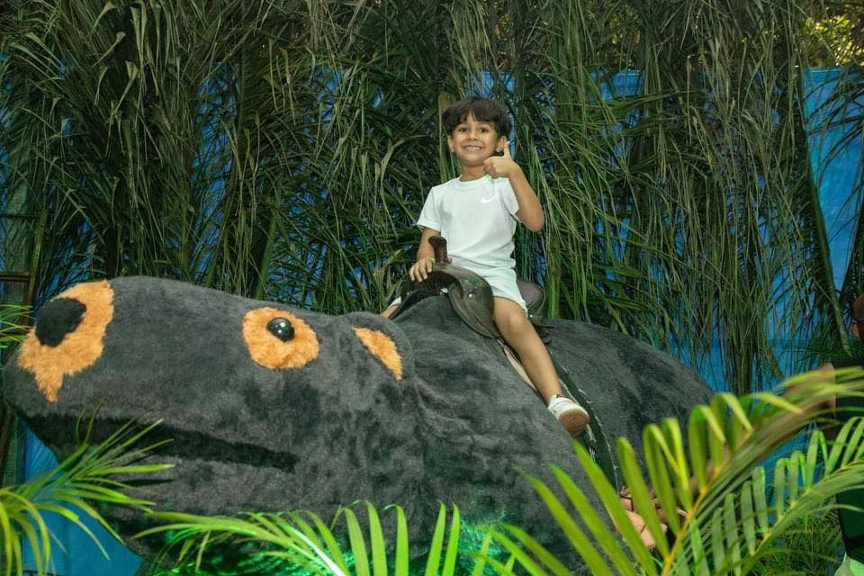 Santana de Parnaíba recebe parque dos dinossauros até dia 17; atração é gratuita
