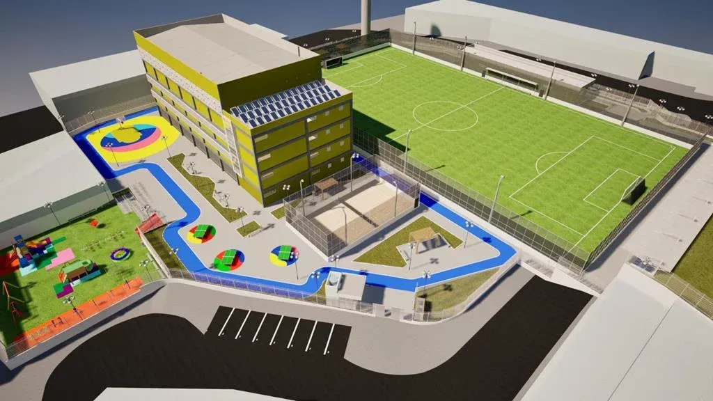 O espaço deve ampliar a oferta de atividades esportivas e de lazer no bairro