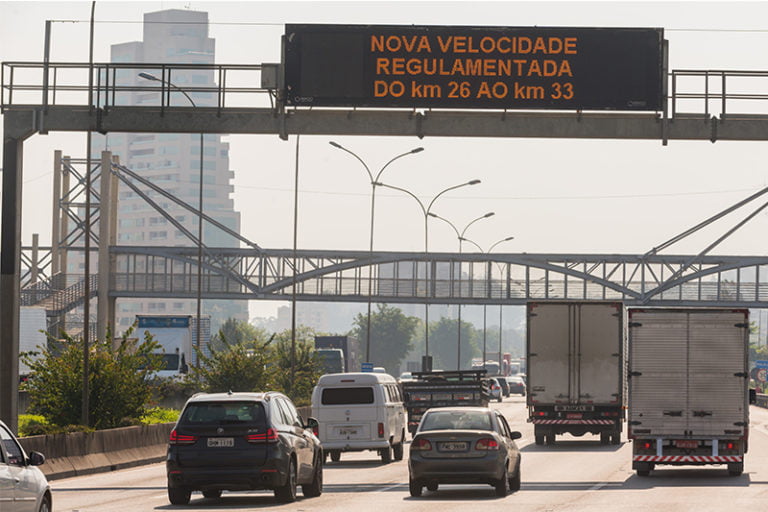 Já está valendo a alteração de velocidade na Rodovia Castello Branco